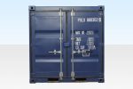 8ft Shipping Container (One Trip) Blue (RAL 5013)