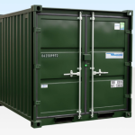 8ft Storage Container New Green (RAL 6007)