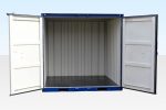 6ft Storage Container New Blue (RAL 5013) - Image 2